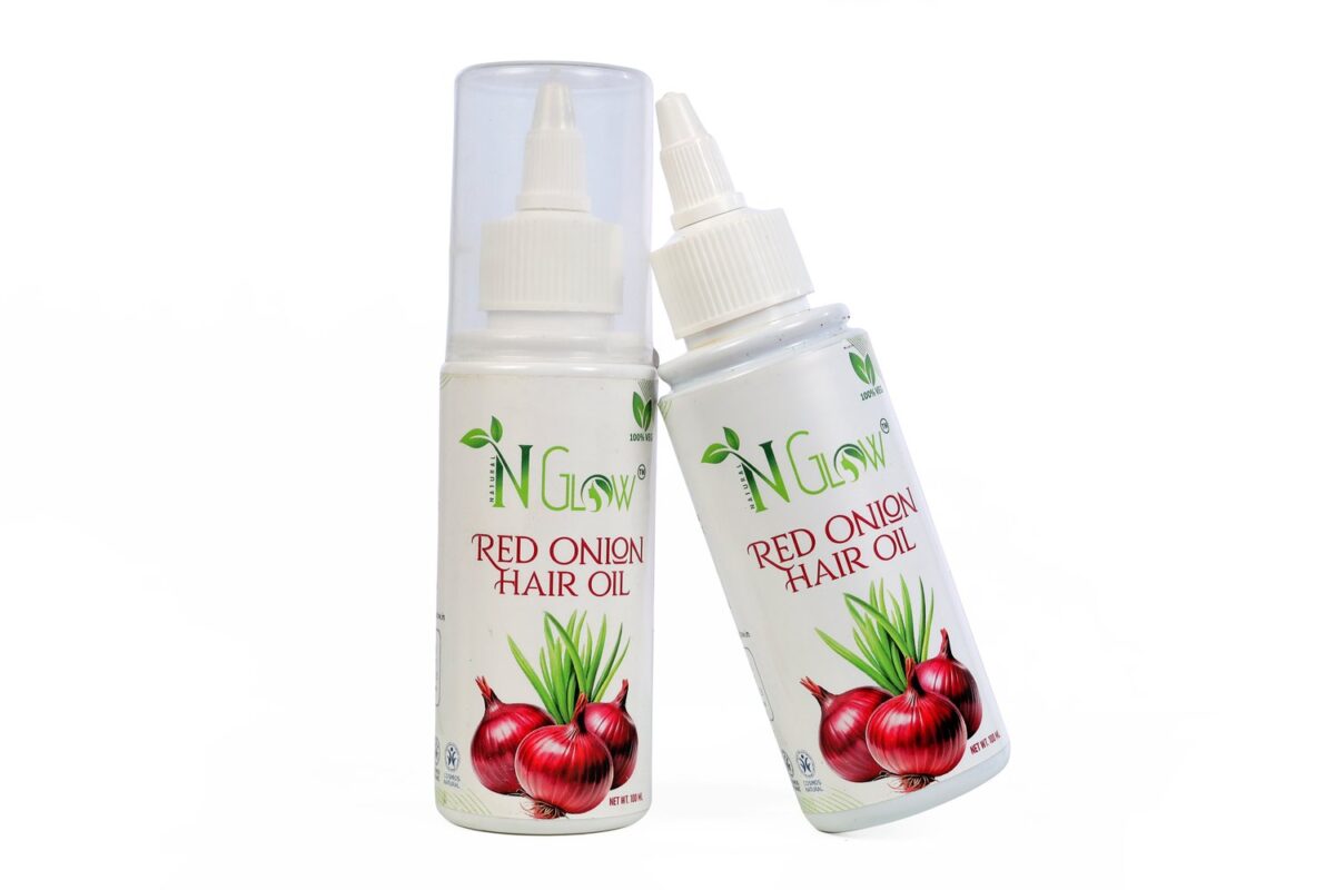 NGlow Red Onion Hair Oil - Two Bottles