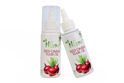 NGlow Red Onion Hair Oil - Two Bottles
